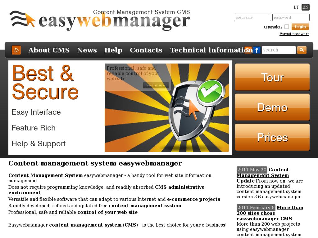 Система управления сайтом easywebmanager