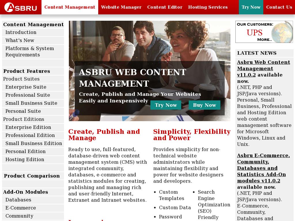 Система управления сайтом Asbru Web Content Management