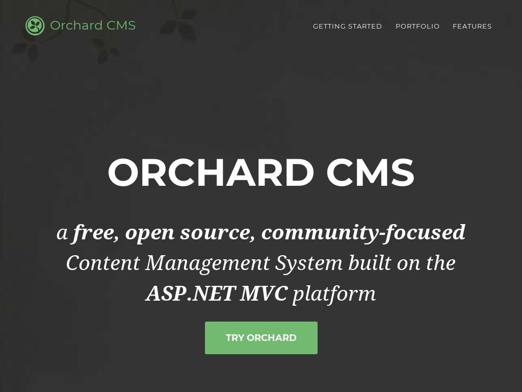 Система управления сайтом Orchard
